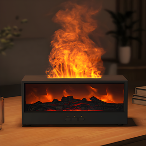 Sáng Tạo mô phỏng lò sưởi độ ẩm hương liệu khuếch tán ngọn lửa lò sưởi siêu âm độ ẩm với điều khiển từ xa - Product Image 2