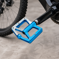 Fabricant de pièces CNC, pédales de VTT en aluminium, pédales plates en métal pour vélo, roulements étanches, pédales de vélo en métal en gros