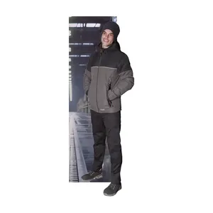 Parka - 2920 S Ontario - Colore: Grigio - Parka imbottito progettato per il professionista che non fa mai smettere. Con una combinazione - Product Image 3