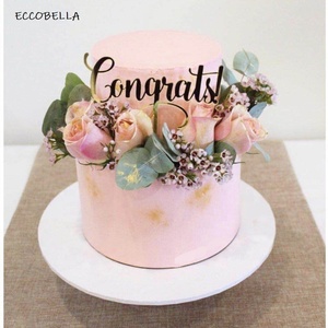 Decorazioni per torta acriliche personalizzate in oro argento rosa congrati <span class=keywords><strong>Design</strong></span> di <span class=keywords><strong>laurea</strong></span> per natale pasqua Ramadan decorazioni di ringraziamento - Product Image 2