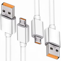 Câble de charge USB Micro B pour téléphone portable, câbles Micro Android 90 cm