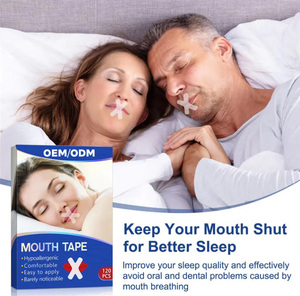 ポータブル通気性睡眠ストリップ接着剤OEMサービスボディパッチ改善睡眠口鼻テープ - Product Image 4