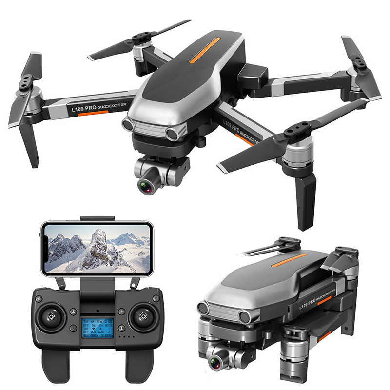 L109 Pro GPS Professional Drone 2-Axis Anti-Shake Self-Stabilizing Gimbal 5G WiFi FPV RC Quadcopter Helicopter with HD 4K Camera