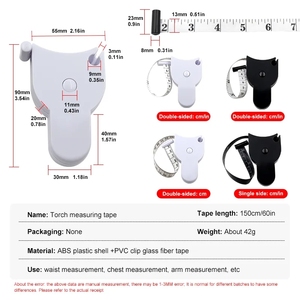 150Cm Tự Động Kính Thiên Văn Đo Băng Tự Tightening Mềm Đo Cai Trị Cho Cơ Thể Eo Ngực Chân May May Meter - Product Image 6
