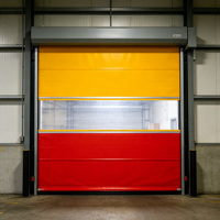 Porte rapide enroulable en PVC robuste avec protection infrarouge, design tropical, porte souple, dimensions personnalisées, pour zone logistique et usage domestique