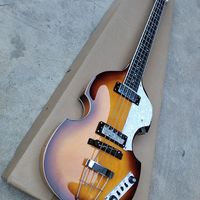 Basse à 4 cordes Sunburst haut de gamme, style Hofner, excellent rapport qualité-prix, sensation et son superbes