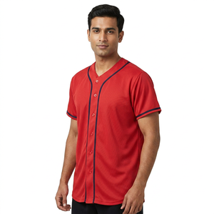 เสื้อทีมเบสบอลพิมพ์ซับลิเมชันสำหรับผู้ชายผู้หญิงและเยาวชน - Product Image 1