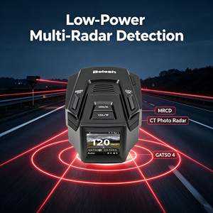 Détecteur de radar automobile (m) USA & Europe Signature Antiradar avec menu en anglais, anti-radar de vitesse, détecteur antiradar Belesh RX86 DSP LCD - Product Image 3