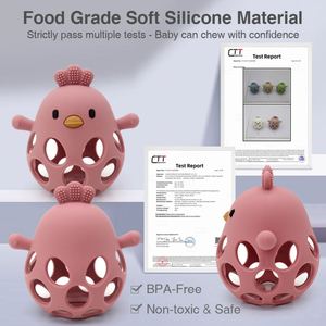 Nuevo Mordedor Sensorial de Silicona para Bebés con Autismo, Libre de BPA, con Forma de Animal - Product Image 3