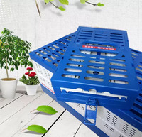 Poulet Caille Pigeon Animal Lapin Oiseau Canard Universel Transport ABS En Plastique pli Cage