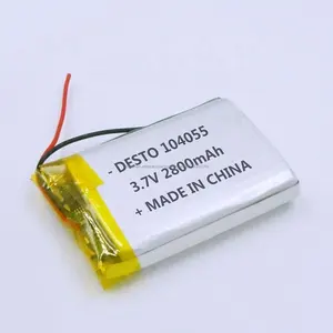 De alto rendimiento Dst104055 3,7 V 2800Mah batería de iones de litio de los fabricantes para dispositivo de belleza