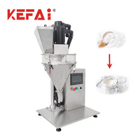 KEFAI haute précision automatique 0.5-20g flacon tarière trémie de remplissage petit aliment café épice herbe talc Mica vis poudre remplissage Mac
