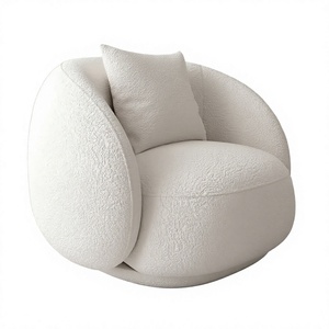 Sillón Individual de Tela Moderno y Duradero, con Patas de Madera, para Sala de Estar, Salón y Uso en Hoteles, Silla de Descanso, Superventas - Product Image 4