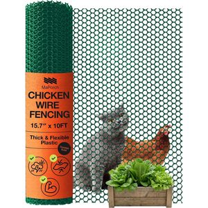 MaPorch Chicken Wire Fencing 15.7 X 10ft Thick Flexible Plastic Garden Pet Protection <b>Netting</b> - Product Image 1