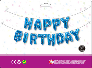 Venta al por mayor celebración cumpleaños decoración globos variedad cumpleaños carta Feliz cumpleaños globos Decoraciones para fiestas - Product Image 6