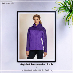 Veste bomber à capuche Marmot pour femme, streetwear, violet vibrant/violet foncé, taille XL - Product Image 3