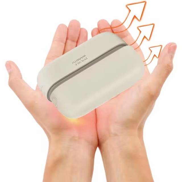 2 in 1 Magnetic Hand Warmer Mini Hand Warmer Heater 3 Temp Setting Split Pocket Heating Portable Hand Heater for Indoor Outdoor