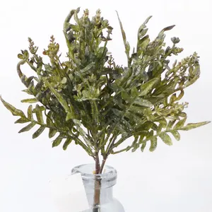 Artificial Flowers Single Stem potpourri Faux Plants for Table and Wall Greenery Decoration plastic plants