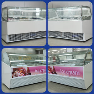 <span class=keywords><strong>Mini</strong></span> chariot à crème glacée Popsicle avec étui de congélateur à affichage opération facile réfrigérateur d'affichage de crème glacée LED pour dépanneur - Product Image 4