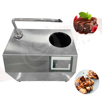 ORME Machine à sauce et crème de table mini fondant à chocolat chaud 5,5 l et distributeur pour fraise
