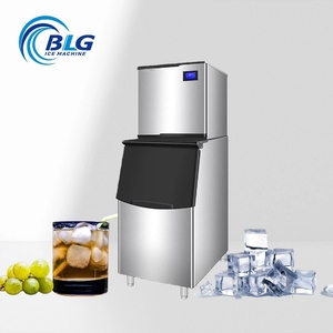 Machine <span class=keywords><strong>à</strong></span> glaçons commerciale automatique BLG Factory, capacité 500 kg, facile <span class=keywords><strong>à</strong></span> entretenir, garantie 3 ans, pour boissons - Product Image 1