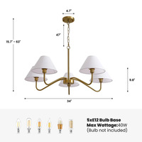 Luminaire suspendu moderne minimaliste en verre vert, abat-jour en forme de tulipe, hauteur réglable, pour salle à manger