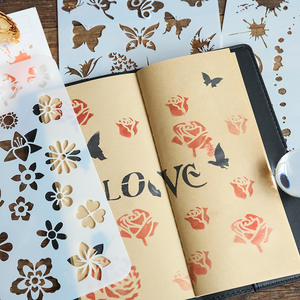 Manuel encre pâte maculage outil bricolage Vintage sceau Application et coloration éponge doigt lit fonctionnel dentelle règle <span class=keywords><strong>pour</strong></span> timbres - Product Image 3