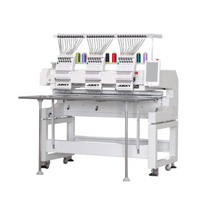 JK-1203高速コンピュータ化3ヘッドミシンTシャツ衣服生地フラット刺繍機 - Product Image 4