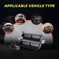 Lampu Led setrip 12v 24v untuk mobil, lampu sorot Led kendaraan truk, lampu peringatan untuk sinyal darurat mobil Led, lampu penanda samping berkedip isi 2 buah