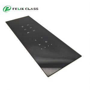 Vidrio templado impreso personalizado de 0,5mm-3mm para pantalla de visualización de interruptor inteligente Uso solar industrial-Alta transmisión de luz - Product Image 3