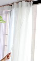 Quincaillerie pour draperies Baguette pour draperies en acrylique transparent, tige invisible et robuste pour rideaux-Résistant aux UV-Tentures hautes suspendues