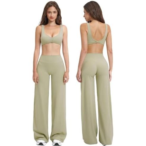 Wide Leg Light Green