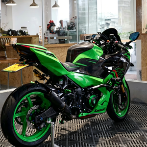 Supporto per Targa Moto <span class=keywords><strong>Pieghevole</strong></span> in Metallo per Coda Corta, Adatto per Moto Personalizzate e Kawasaki Ninja 400 - Product Image 4