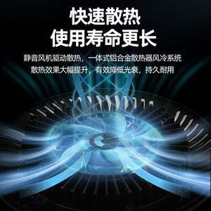 Lámpara LED para Acuario Zhengfeng de 90W, WRGB, Espectro Completo, para Cultivo de Plantas, Aleación de Aluminio - Product Image 1