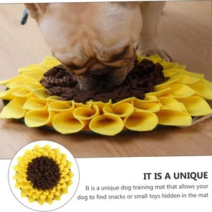 Tapis olfactif PAIPET Tournesol pour chiens, jouet interactif d'enrichissement pour le nettoyage automatique des dents, l'entraînement au recherche de nourriture, l'alimentation lente et la réduction <span class=keywords><strong>du</strong></span> <span class=keywords><strong>stress</strong></span> - Product Image 5