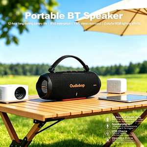 Altavoz Portátil Pequeño Master Sound, Reproductor de Música Portátil con Bluetooth, Asa de Transporte Integrada, para Playa, Piscina, Picnic - Product Image 2
