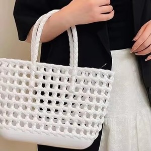 Bolso <span class=keywords><strong>de</strong></span> playa tejido hueco, bolsa <span class=keywords><strong>de</strong></span> viaje <span class=keywords><strong>de</strong></span> gran capacidad, impermeable, <span class=keywords><strong>para</strong></span> piscina, bolso <span class=keywords><strong>de</strong></span> mano - Product Image 1