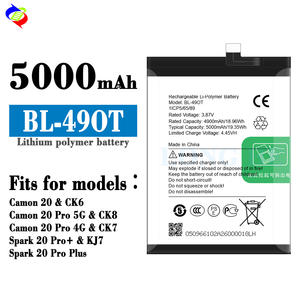 Reemplace la batería Tecno 5000mAh para Camon 20 20 Pro 4G 20 Pro 5G Spark 20 Pro + Spark 20 Pro Plus batería de teléfono móvil - Product Image 2