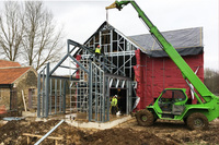 PRIMA Maison en acier léger Structure en acier préfabriquée moderne Système de cadre Bâtiment modulaire Construction de maisons résidentielles