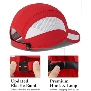Chapeau de course athlétique unisexe-Léger, réglable, à séchage rapide avec maille pour la ventilation - Product Image 2