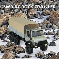 CROSSRC EMO NT6, Camioneta Todoterreno Eléctrica a Escala 1:10 con Control Remoto de 6 Canales y 100M de Alcance, 6WD RTR para Adultos