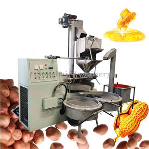 Presse à huile semi-automatique à froid et à chaud pour huile comestible, machine d'extraction commerciale d'huile de noix de coco, de palme, de sésame et d'olive en acier inoxydable - Product Image 2