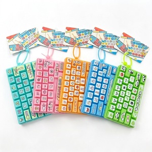 Stress Fidget Toys New Design Creative <b>Cute</b> 26-Key Mechanical <b>Keyboard</b> Relief Toy Press Keychain PVC Unisex Child Schoolbag - Product Image 4