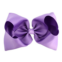Color caramelo 8 pulgadas niños arco horquilla flor arco horquilla tocado 20 colores pelo Clip girar Hairbow bebé accesorios para el pelo