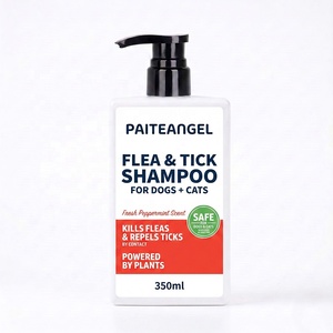 Shampoo <span class=keywords><strong>anti</strong></span>-<span class=keywords><strong>puces</strong></span> et tiques à base de plantes pour chiens et chats, menthe poivrée, 350 ml, fabrication OEM - Product Image 6