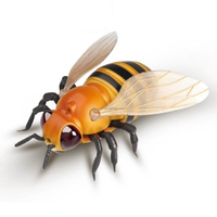 Abeille RC intelligente avec évitement d'obstacles, infrarouge, yeux lumineux LED, marche avant automatique, jouet fantaisie