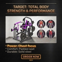 Appareil de musculation à résistance par poulies pour exercices assis : Bird Machine, Chest Fly, Pec Deck