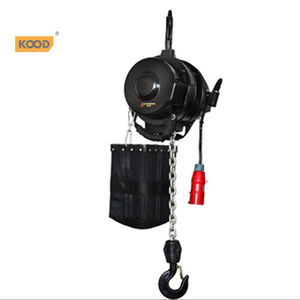 220V rantai listrik <span class=keywords><strong>Hoist</strong></span> aluminium Aloi tahap rangka tinggi kecepatan tetap mengangkat restoran hotel baja 80kg pengendali jarak jauh - Product Image 1