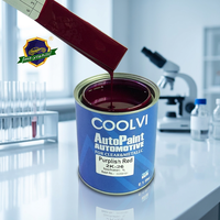 Fournisseur d'usine Accessoires de peinture automobile Prix avantageux Peinture automobile Peinture de retouche pour voitures 2k-26 Rouge violet