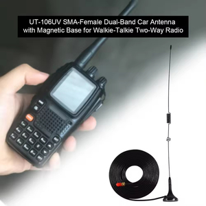 Antenne Yagi directionnelle pour talkie-walkie, radio bidirectionnelle, connecteur femelle F, compatible 3 bandes VHF/UHF, Wouxun TYT Vertex Yaesu - Product Image 6
